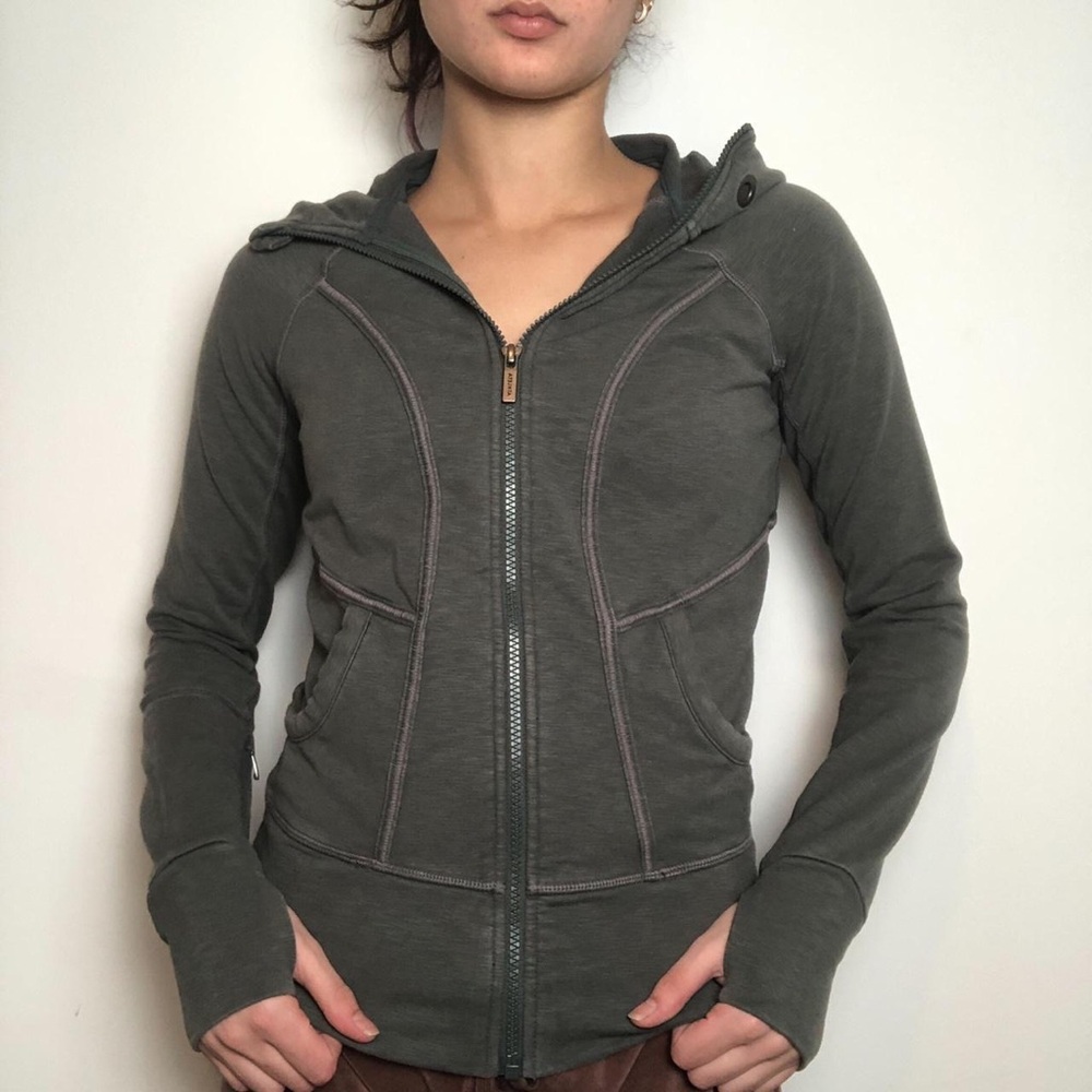 Athleta Fitted Zip-Up Hoodie Jacket!